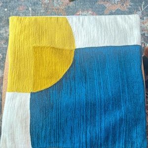 Pair of West Elm pillow covers. 17”